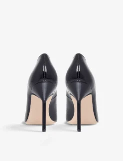 Manolo Blahnik BB 105 Point-toe Leather Courts -Manolo Blahnik Store 5151 10004 3416800309 BLACK ALT03