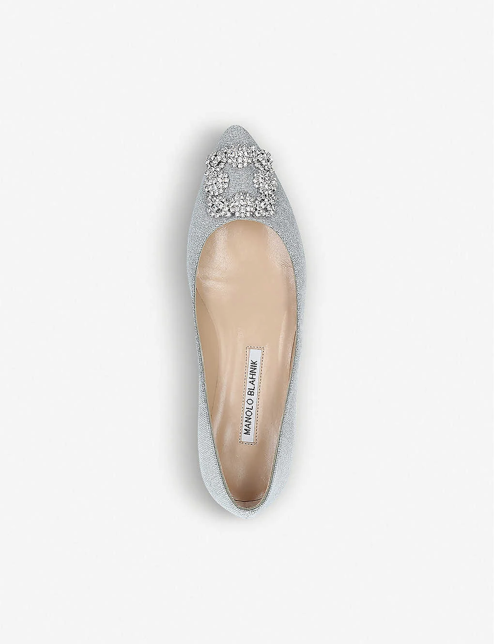 Manolo Blahnik Hangisi Crystal-embellished Flats 4 Manolo Blahnik Hangisi Crystal-embellished Flats - Image 4