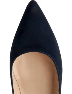 Floret Suede Court Shoe -Manolo Blahnik Store 524 10018 0110501051485416 BLUNAVY ALT03