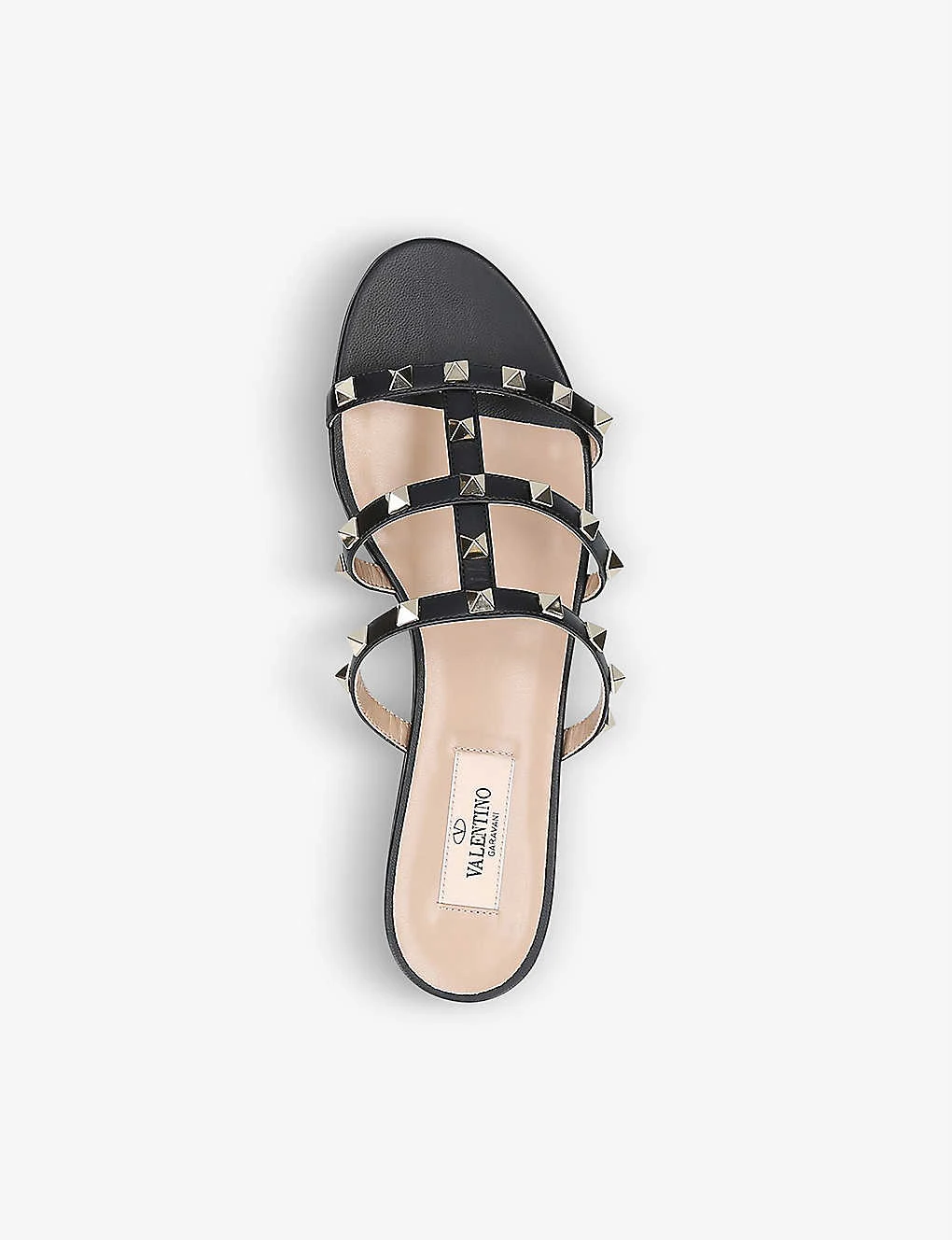 Valentino Garavani Rockstud Leather Sliders 2 Valentino Garavani Rockstud Leather Sliders - Image 2