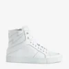 Zadig & Voltaire ZV1747 Leather Hi-top Trainer