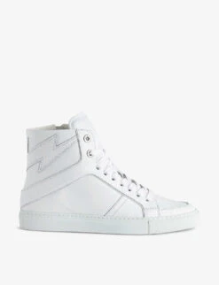Zadig & Voltaire ZV1747 Leather Hi-top Trainer