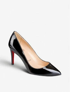 Christian Louboutin Pigalle 85 Patent-leather Courts -Manolo Blahnik Store 684 10145 1100382BK01 BLACK ALT03