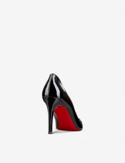Christian Louboutin Pigalle 85 Patent-leather Courts -Manolo Blahnik Store 684 10145 1100382BK01 BLACK ALT05