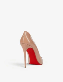 Christian Louboutin Hot Chick 100 Patent-leather Courts -Manolo Blahnik Store 684 10145 1190911 NUDE ALT05