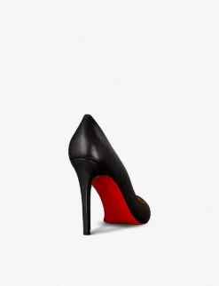 Christian Louboutin Pigalle 100 Leather Courts 9 Christian Louboutin Pigalle 100 Leather Courts -Manolo Blahnik Store 684 10145 3160520BK01 BLACK ALT04