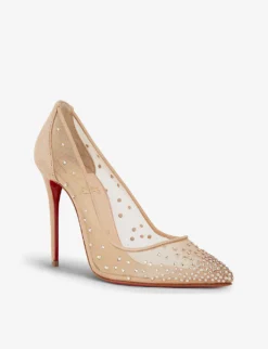 Christian Louboutin Follies Strass 100 Suede Courts 7 Christian Louboutin Follies Strass 100 Suede Courts -Manolo Blahnik Store 684 10145 3180466 VERSIONLI ALT02