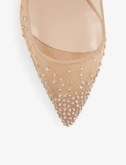 Christian Louboutin Follies Strass 100 Suede Courts 8 Christian Louboutin Follies Strass 100 Suede Courts -Manolo Blahnik Store 684 10145 3180466 VERSIONLI ALT03