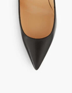 Christian Louboutin Kate 100 Leather Courts -Manolo Blahnik Store 684 10145 3191410 BLACK ALT04