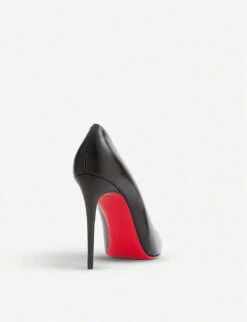 Christian Louboutin Kate 100 Leather Courts -Manolo Blahnik Store 684 10145 3191410 BLACK ALT05