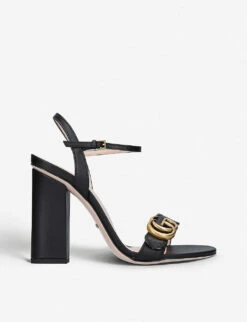 Gucci Marmont 105 Leather Sandals