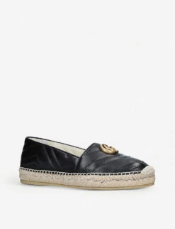 Gucci Pilar Leather Espadrilles 6 Gucci Pilar Leather Espadrilles -Manolo Blahnik Store 783 10004 2741000019 BLACK ALT02