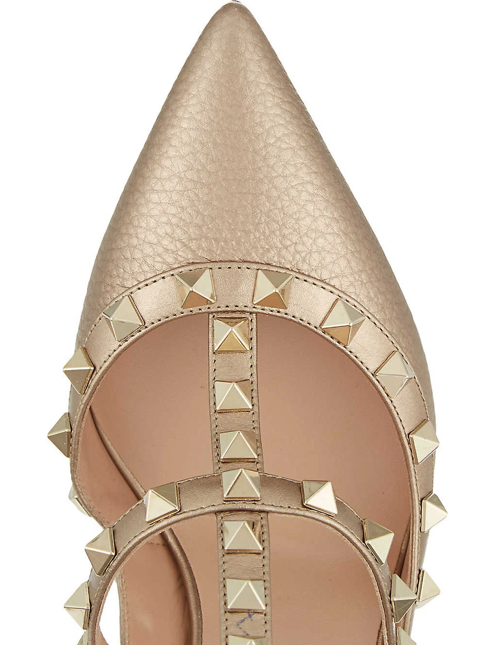 Valentino Garavani Rockstud 100 T-bar Leather Courts 5 Valentino Garavani Rockstud 100 T-bar Leather Courts - Image 5