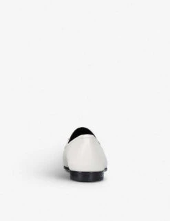 Gucci Brixton Collapsible Leather Loafers 7 Gucci Brixton Collapsible Leather Loafers -Manolo Blahnik Store 783 10004 7027518109 WINTERWHT ALT03