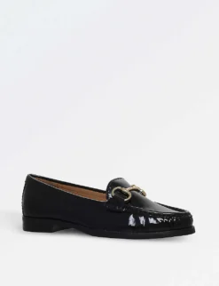 Click 2 Patent Leather Loafers -Manolo Blahnik Store 854 10004 0383300309 BLACK ALT02