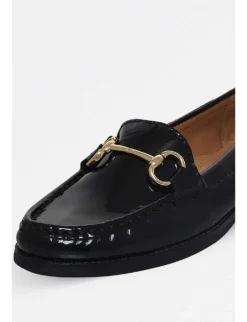 Click 2 Patent Leather Loafers -Manolo Blahnik Store 854 10004 0383300309 BLACK ALT03