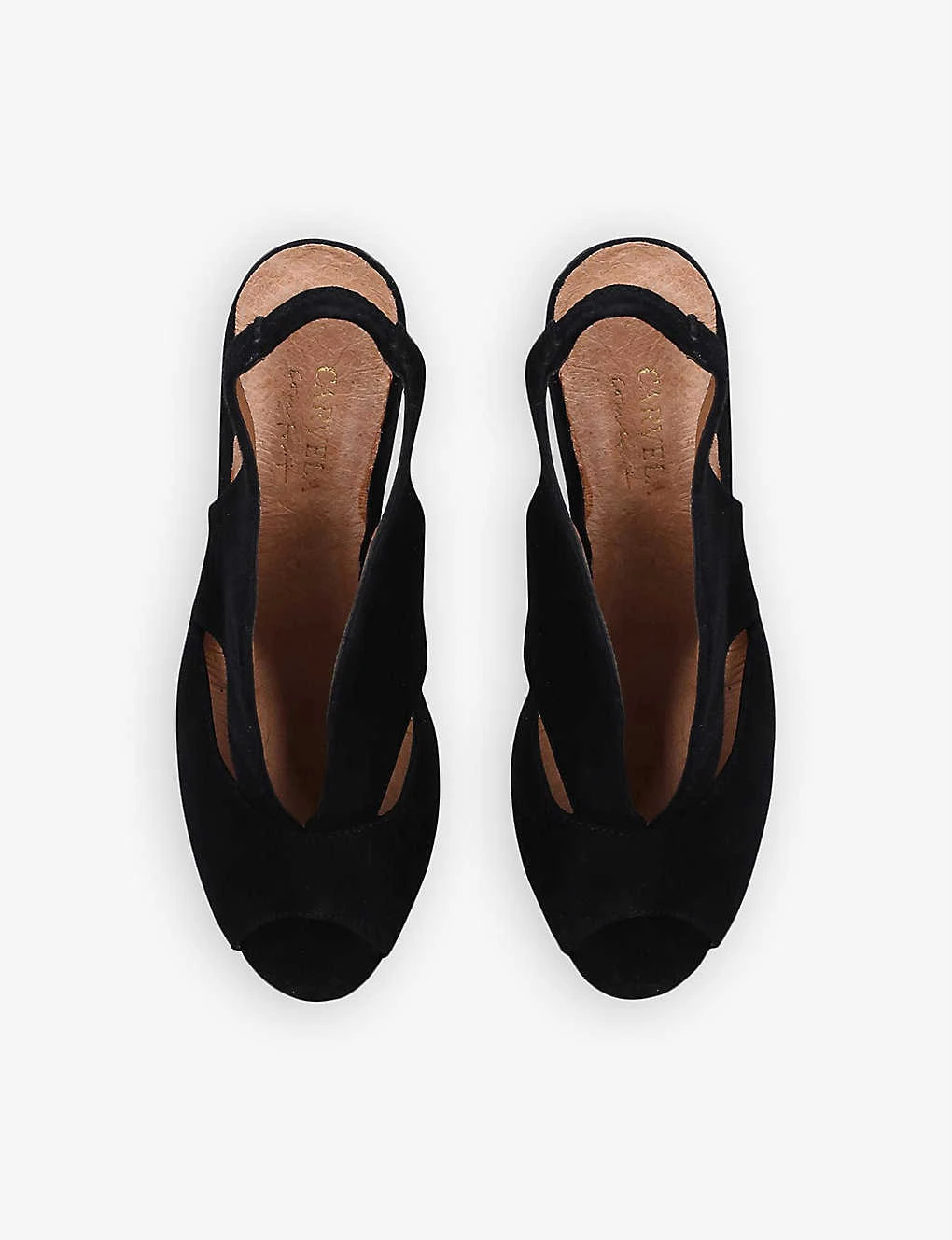 Arabella Cut-out Suede Sandals 2 Arabella Cut-out Suede Sandals - Image 2