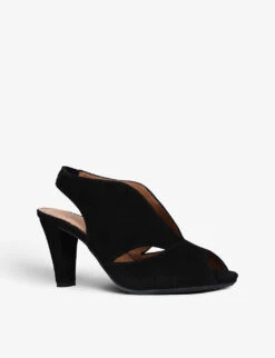 Arabella Cut-out Suede Sandals 7 Arabella Cut-out Suede Sandals -Manolo Blahnik Store 854 10004 6933900209 BLACK ALT02