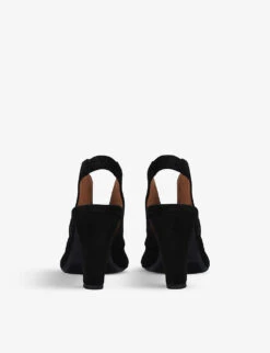 Arabella Cut-out Suede Sandals 8 Arabella Cut-out Suede Sandals -Manolo Blahnik Store 854 10004 6933900209 BLACK ALT03