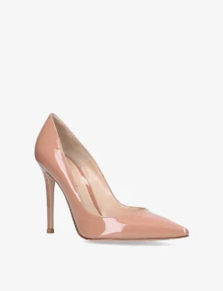 Gianvito 105 Patent-leather Courts -Manolo Blahnik Store 926 10004 4888324309 BLUSH ALT02