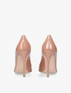 Gianvito 105 Patent-leather Courts -Manolo Blahnik Store 926 10004 4888324309 BLUSH ALT03
