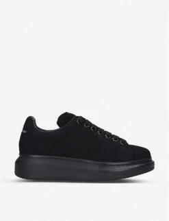 Alexander McQueen Runway Leather And Suede Platform Trainers