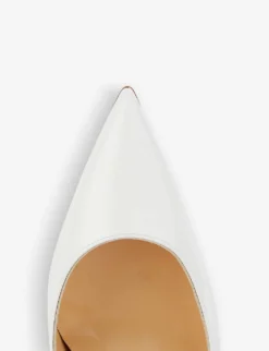 Christian Louboutin So Kate 120 Patent-leather Courts -Manolo Blahnik Store R00017872 BIANCO ALT03