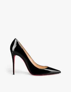 Christian Louboutin Kate 100 Patent-leather Courts