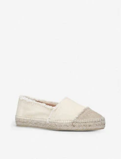 Castañer Kampala Cotton-canvas Espadrilles -Manolo Blahnik Store R00104125 BONE ALT02
