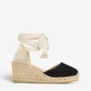 Maureene Woven Canvas Wedge Espadrilles
