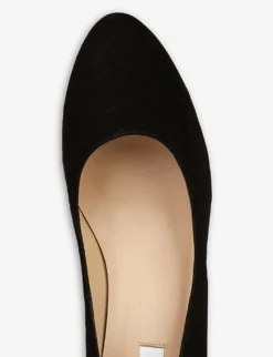 Winola Block-heel Suede Courts -Manolo Blahnik Store R00122626 BLABLACK ALT04