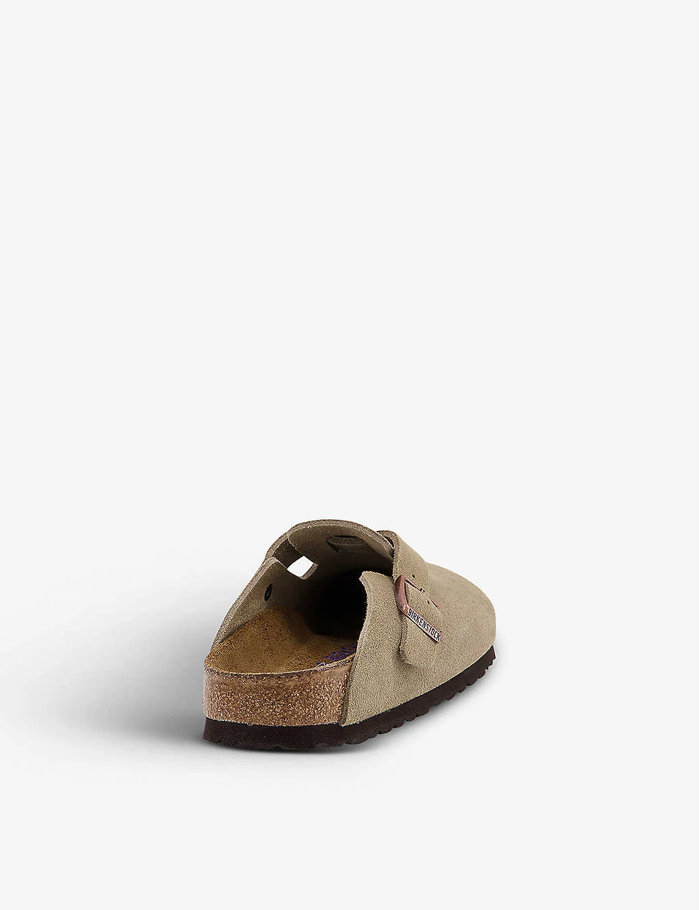 Birkenstock Boston Buckle-embellished Suede Sandals 4 Birkenstock Boston Buckle-embellished Suede Sandals - Image 4