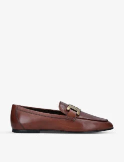Kate Snaffle-embellished Leather Loafers