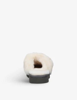 Ugg Cosy Cable-knit Sheepskin Slippers -Manolo Blahnik Store R03663759 GREYDARK ALT03