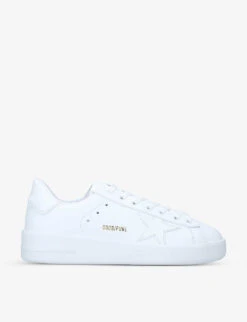 Golden Goose Women's Pure Star Star-embroidered Leather Trainers
