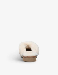 Ugg Cozy Branded Suede Slippers -Manolo Blahnik Store R03702239 CREAM ALT03