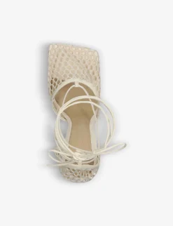 Bottega Veneta Stretch Wraparound Leather And Mesh Courts -Manolo Blahnik Store R03731755 PALEPINK ALT02