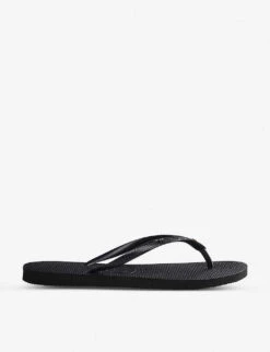 Havaianas Slim Crystal-embellished Rubber Flip-flops