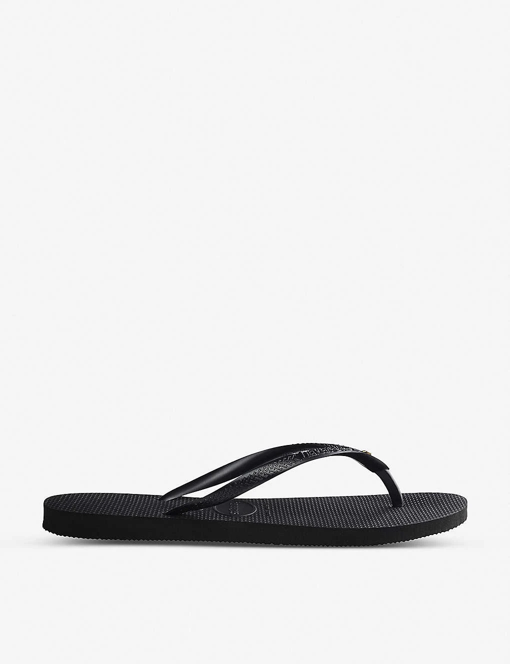 Havaianas Slim Crystal-embellished Rubber Flip-flops 1 Havaianas Slim Crystal-embellished Rubber Flip-flops