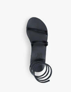 Ancient Greek Sandals Ofis Leather Sandals -Manolo Blahnik Store R03755857 BLACK ALT02