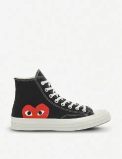 Comme Des Garcons Comme Des Garçons PLAY X Converse Canvas High-top Trainers