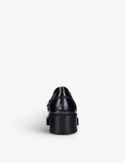 KG Kurt Geiger Maddox 2 Chain-detail Vegan-leather Loafers 7 KG Kurt Geiger Maddox 2 Chain-detail Vegan-leather Loafers -Manolo Blahnik Store R03760701 BLACK ALT03