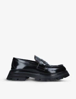 Alexander McQueen Wander Hybrid Leather Loafers