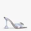 Amina Muaddi Rosie Glass Crystal-embellished Sling-back PVC Courts