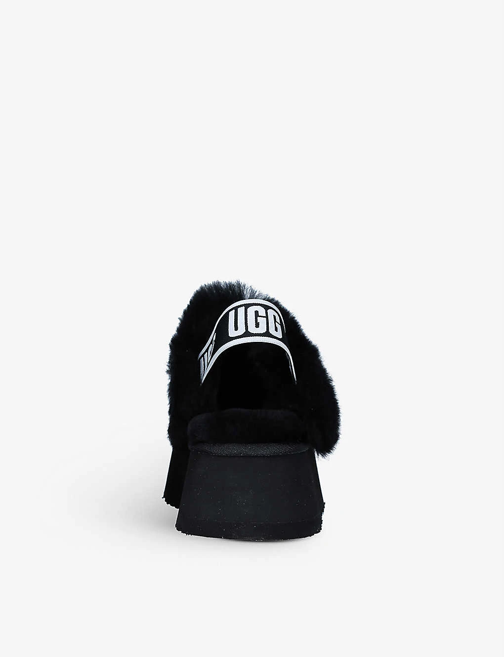 Ugg Funkette Suede And Sheepskin Platform Slippers 4 Ugg Funkette Suede And Sheepskin Platform Slippers - Image 4