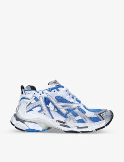Balenciaga Women's Runner Mesh And Faux-leather Low-top Trainers
