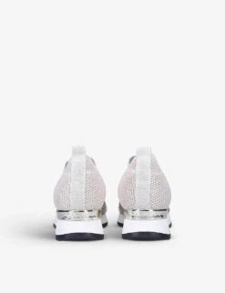 Carvela Janeiro Embellished Knitted Trainers 8 Carvela Janeiro Embellished Knitted Trainers -Manolo Blahnik Store R03830317 BONE ALT03