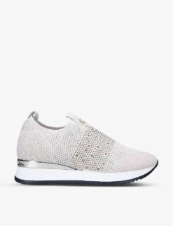 Carvela Janeiro Embellished Knitted Trainers