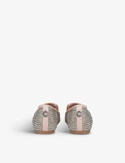 Carvela Shine Gem-detail Slip-on Flats 8 Carvela Shine Gem-detail Slip-on Flats -Manolo Blahnik Store R03831047 GOLD ALT03