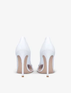 Plexi 105 Leather And PVC Courts -Manolo Blahnik Store R03834978 WHITE ALT03